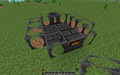 Another alternate Smeltery configuration. The Lava Tank is in the back and the Smeltery Controller is in the front.